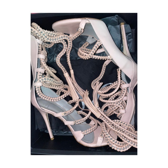 Monika Chiang 
IMENA II NUDE CALF SANDAL - Picture 5 of 6